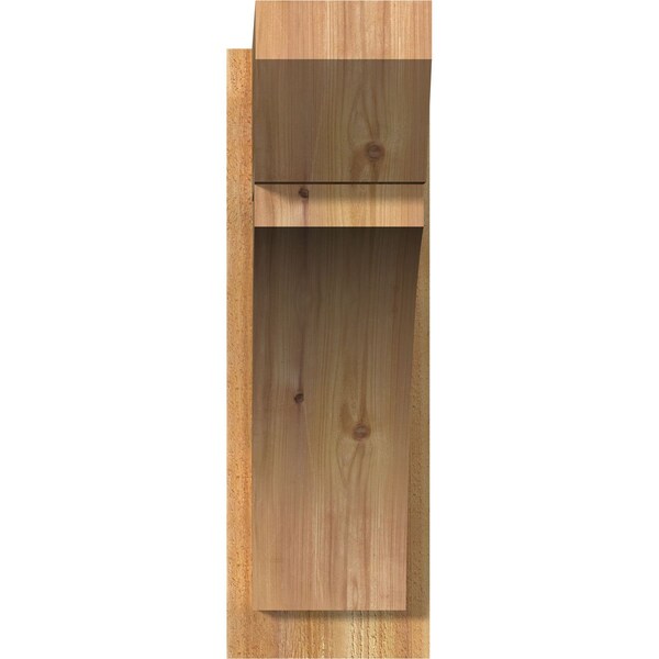 Thorton Slat Rough Sawn Outlooker, Western Red Cedar, 8W X 24D X 24H